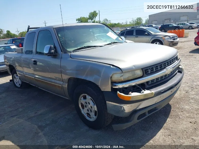 2001 Chevrolet Silverado C1500 VIN: 2GCEC19T811266632 Lot: 40424600