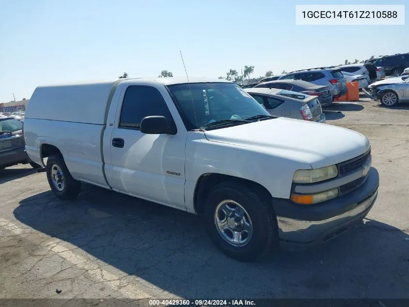 2001 Chevrolet Silverado 1500 VIN: 1GCEC14T61Z210588 Lot: 40429360