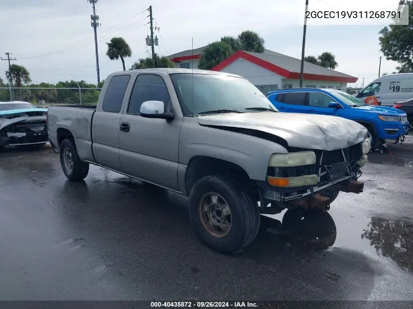 2GCEC19V311268791 2001 Chevrolet Silverado 1500 Ls