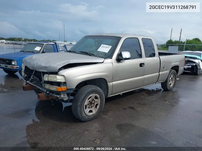 2001 Chevrolet Silverado 1500 Ls VIN: 2GCEC19V311268791 Lot: 40435872