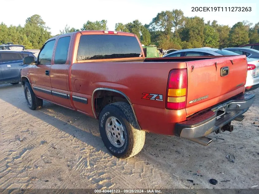 2GCEK19T111273263 2001 Chevrolet Silverado K1500