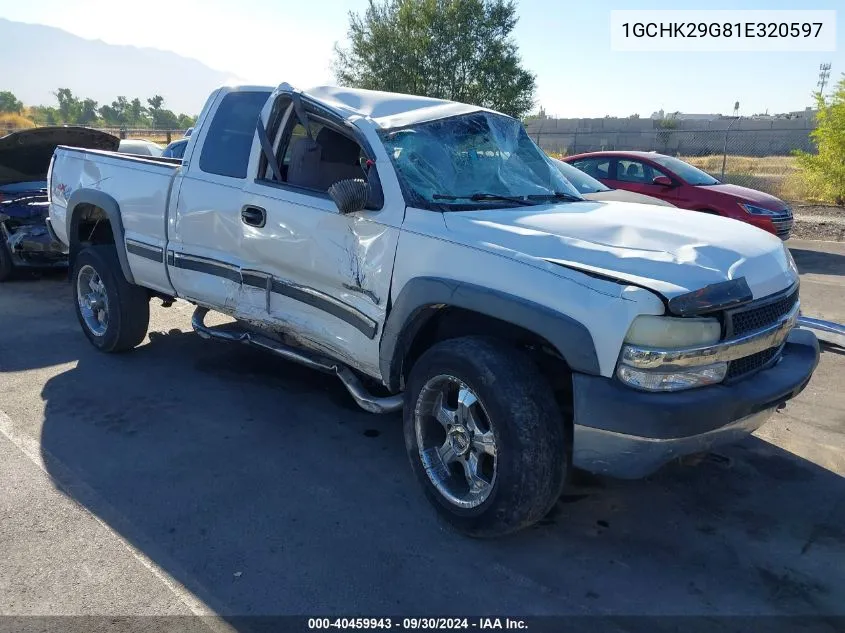 2001 Chevrolet Silverado K2500 Heavy Duty VIN: 1GCHK29G81E320597 Lot: 40459943