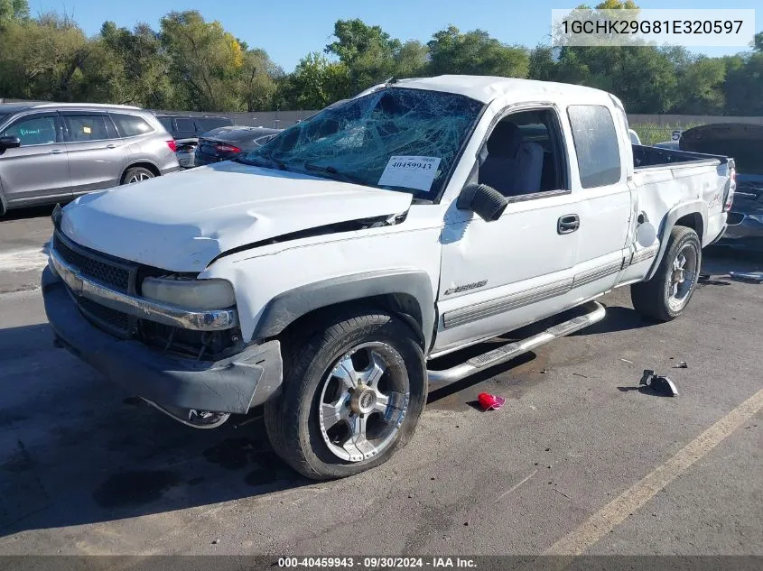 2001 Chevrolet Silverado K2500 Heavy Duty VIN: 1GCHK29G81E320597 Lot: 40459943