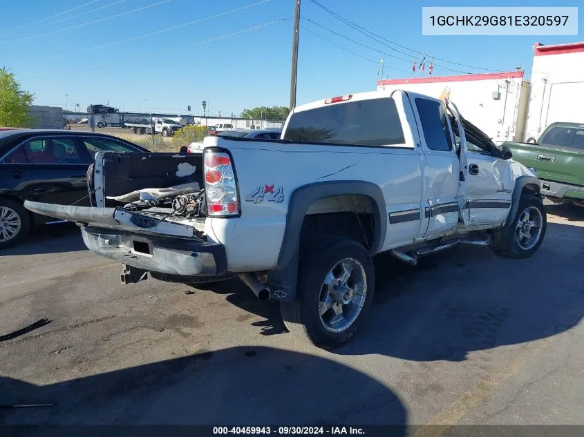 2001 Chevrolet Silverado K2500 Heavy Duty VIN: 1GCHK29G81E320597 Lot: 40459943