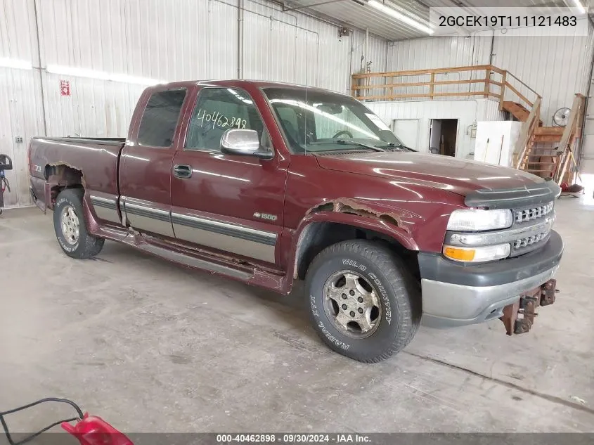 2001 Chevrolet Silverado 1500 K1500 VIN: 2GCEK19T111121483 Lot: 40462898