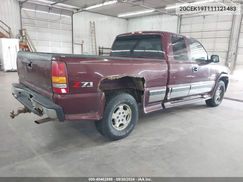 2GCEK19T111121483 2001 Chevrolet Silverado 1500 K1500