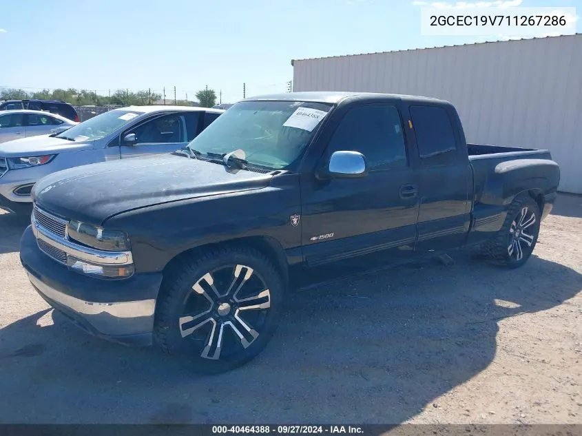 2001 Chevrolet Silverado 1500 Ls VIN: 2GCEC19V711267286 Lot: 40464388