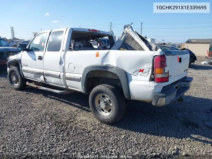 2001 Chevrolet Silverado 2500Hd Lt VIN: 1GCHK291X1E339695 Lot: 40472171