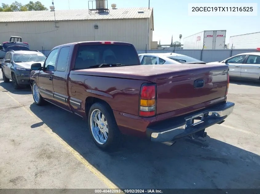 2001 Chevrolet Silverado 1500 Ls VIN: 2GCEC19TX11216525 Lot: 40482093