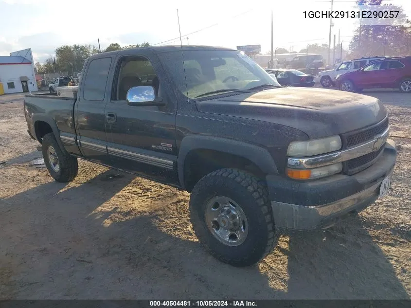 2001 Chevrolet Silverado 2500Hd Ls VIN: 1GCHK29131E290257 Lot: 40504481