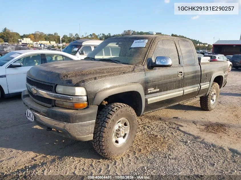 2001 Chevrolet Silverado 2500Hd Ls VIN: 1GCHK29131E290257 Lot: 40504481