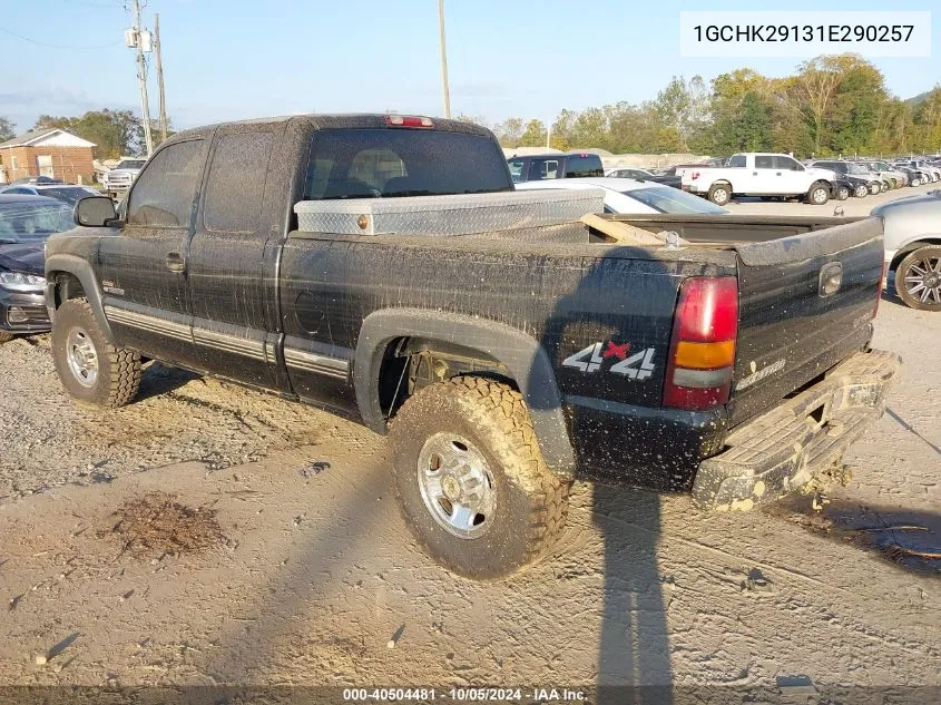 2001 Chevrolet Silverado 2500Hd Ls VIN: 1GCHK29131E290257 Lot: 40504481