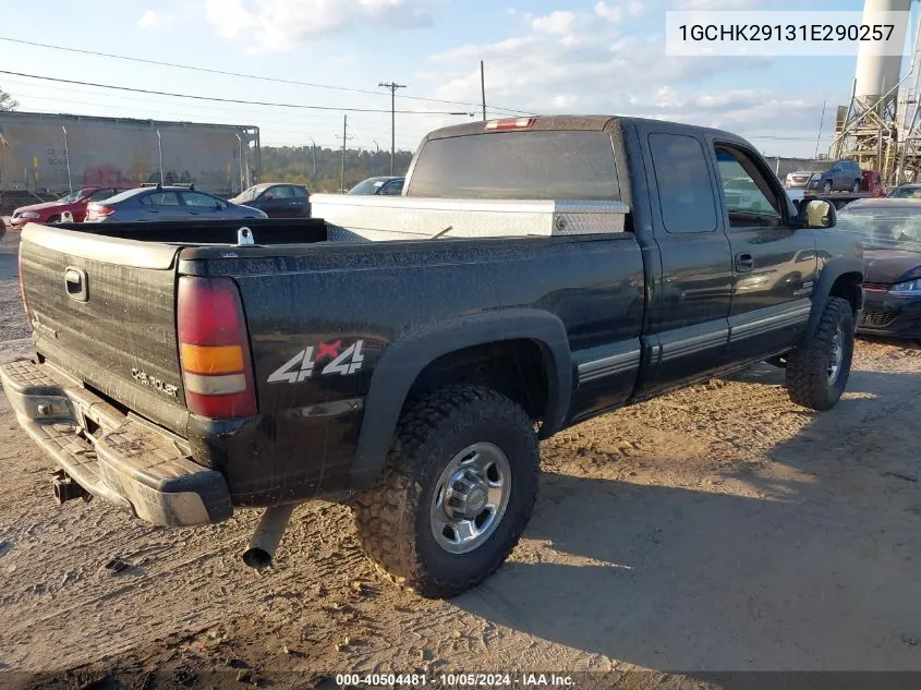 2001 Chevrolet Silverado 2500Hd Ls VIN: 1GCHK29131E290257 Lot: 40504481