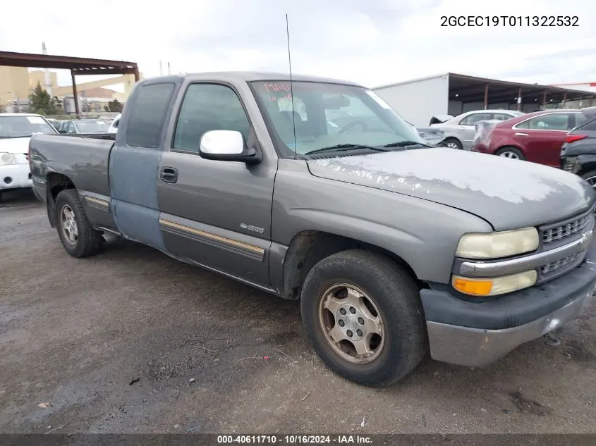 2001 Chevrolet Silverado 1500 Ls VIN: 2GCEC19T011322532 Lot: 40611710