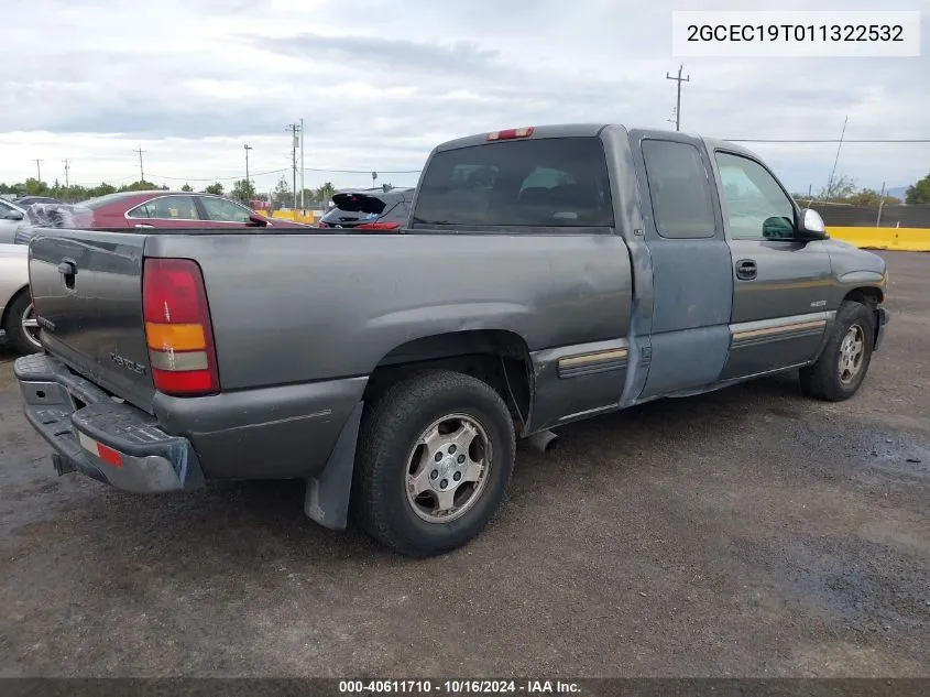 2001 Chevrolet Silverado 1500 Ls VIN: 2GCEC19T011322532 Lot: 40611710