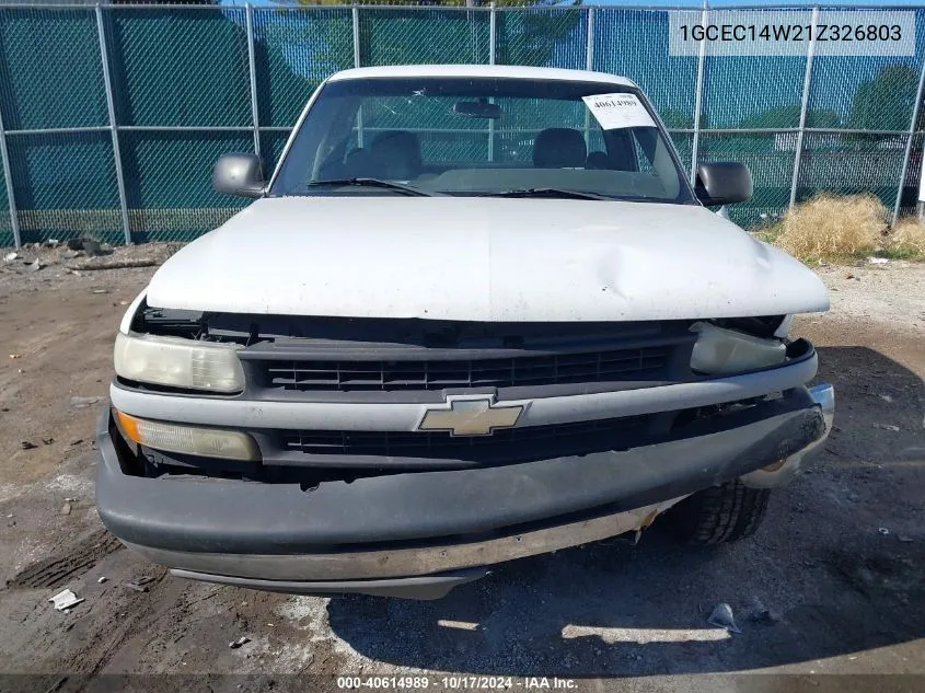 1GCEC14W21Z326803 2001 Chevrolet Silverado 1500 C1500