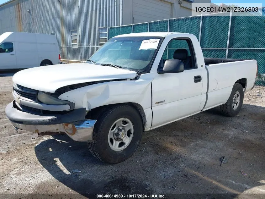 1GCEC14W21Z326803 2001 Chevrolet Silverado 1500 C1500