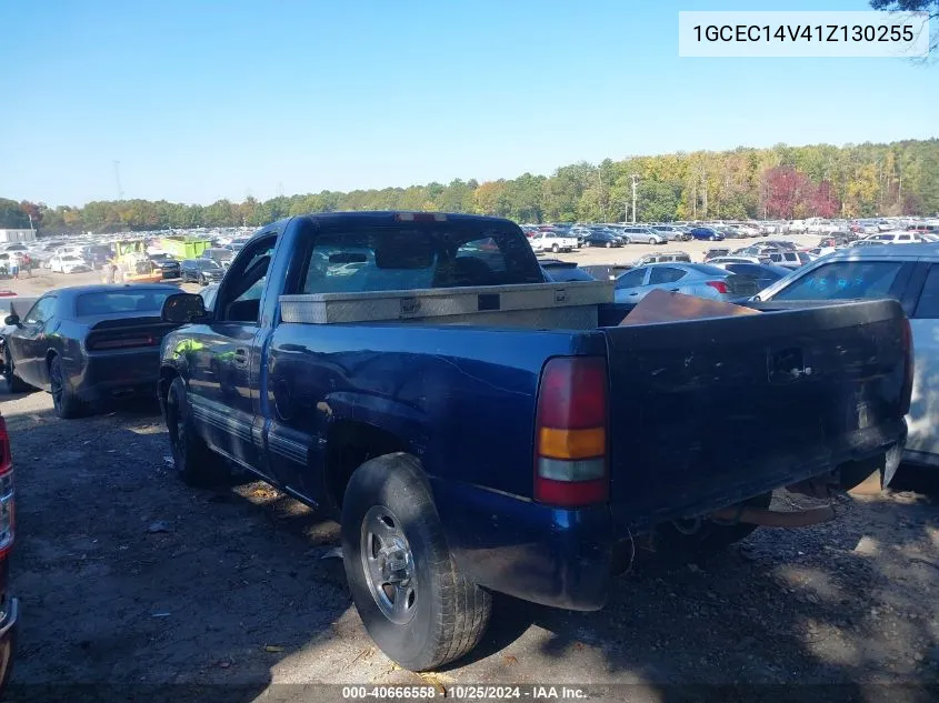 2001 Chevrolet Silverado 1500 VIN: 1GCEC14V41Z130255 Lot: 40666558