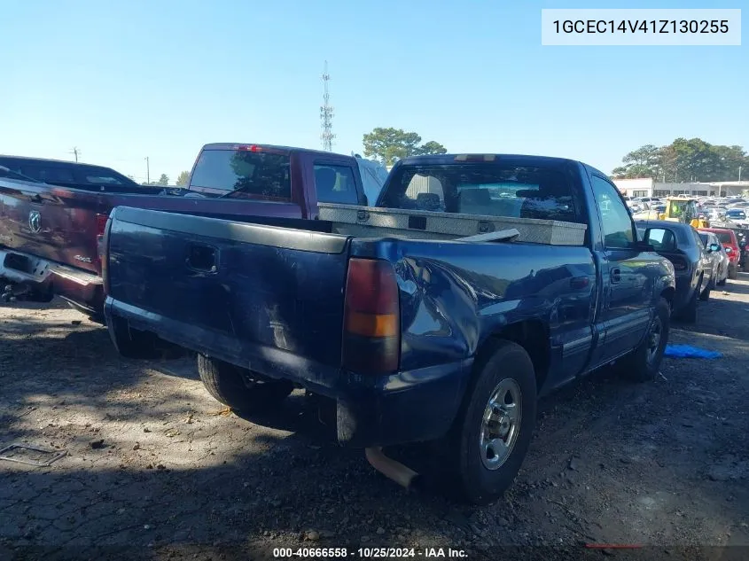 2001 Chevrolet Silverado 1500 VIN: 1GCEC14V41Z130255 Lot: 40666558