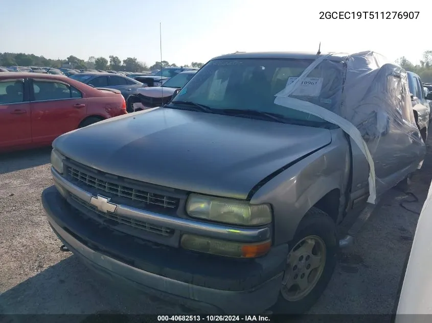 2001 Chevrolet Silverado 1500 Lt VIN: 2GCEC19T511276907 Lot: 40682513