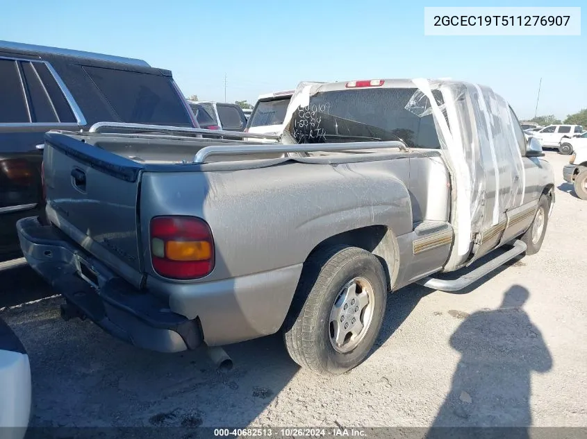 2001 Chevrolet Silverado 1500 Lt VIN: 2GCEC19T511276907 Lot: 40682513