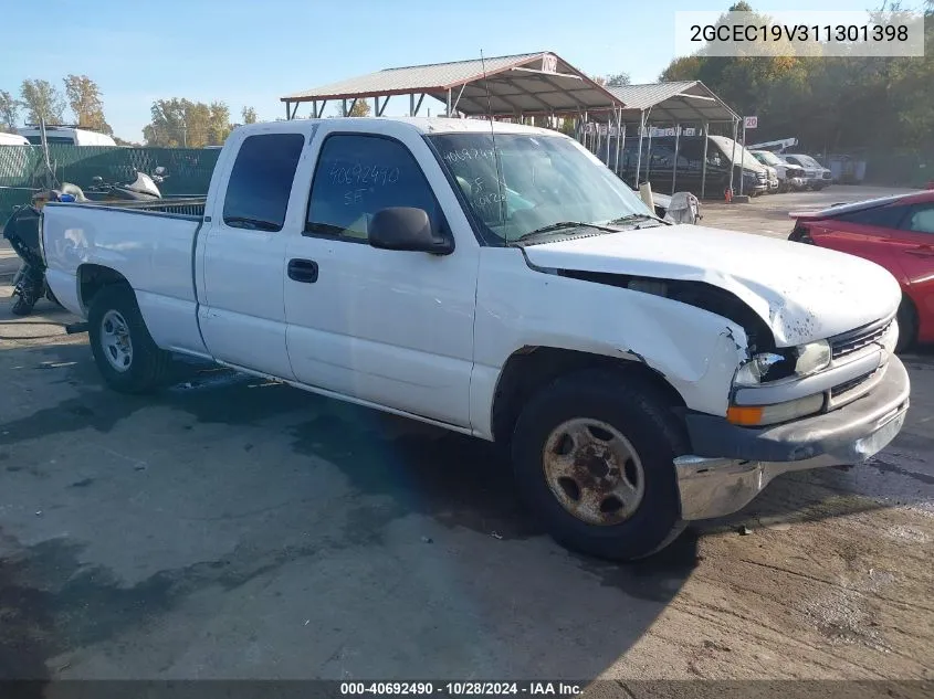 2001 Chevrolet Silverado 1500 VIN: 2GCEC19V311301398 Lot: 40692490