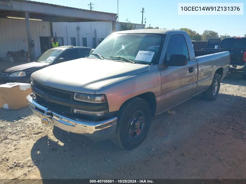 2001 Chevrolet Silverado 1500 VIN: 1GCEC14W91Z131376 Lot: 40708581