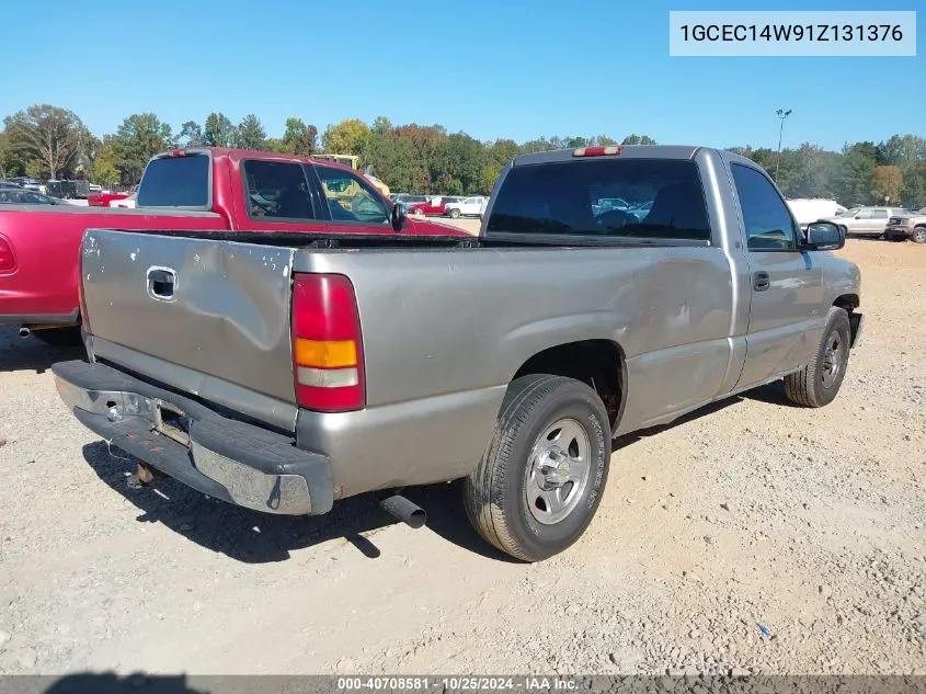 2001 Chevrolet Silverado 1500 VIN: 1GCEC14W91Z131376 Lot: 40708581