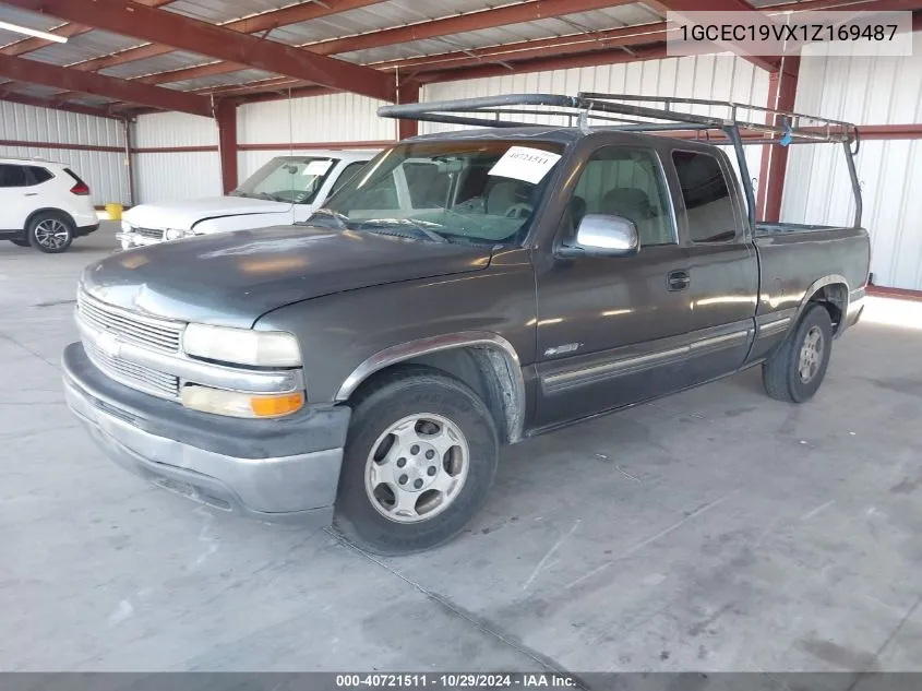 2001 Chevrolet Silverado 1500 Ls VIN: 1GCEC19VX1Z169487 Lot: 40721511