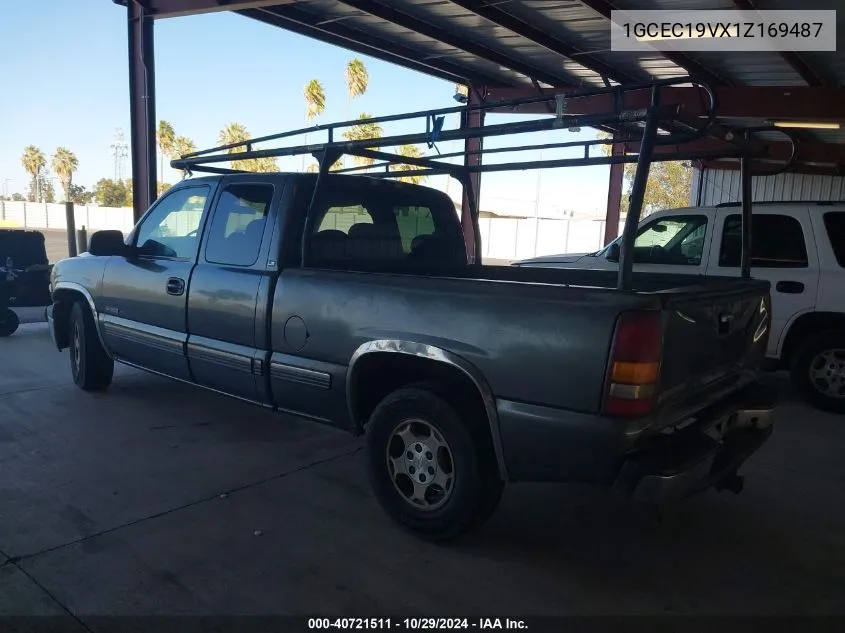 2001 Chevrolet Silverado 1500 Ls VIN: 1GCEC19VX1Z169487 Lot: 40721511