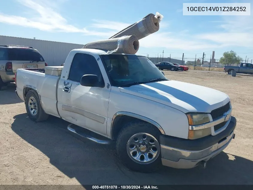 2001 Chevrolet Silverado 1500 VIN: 1GCEC14V01Z284252 Lot: 40751078