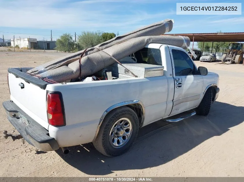 2001 Chevrolet Silverado 1500 VIN: 1GCEC14V01Z284252 Lot: 40751078