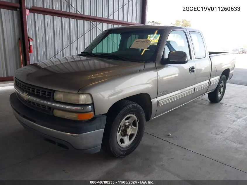 2001 Chevrolet Silverado 1500 Ls VIN: 2GCEC19V011260633 Lot: 40780233