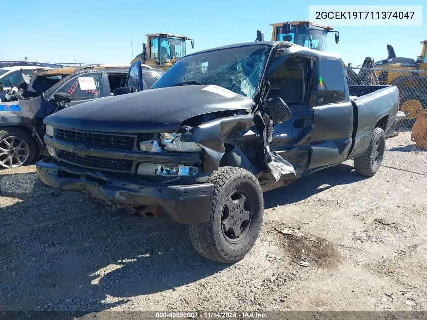 2001 Chevrolet Silverado 1500 Lt VIN: 2GCEK19T711374047 Lot: 40850607