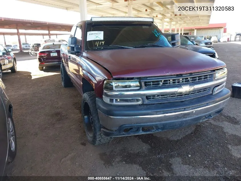 2GCEK19T311320583 2001 Chevrolet Silverado 1500 Ls