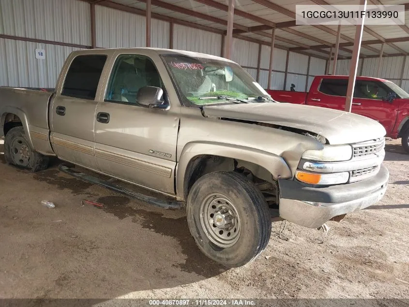 2001 Chevrolet Silverado 1500Hd Ls VIN: 1GCGC13U11F133990 Lot: 40870897