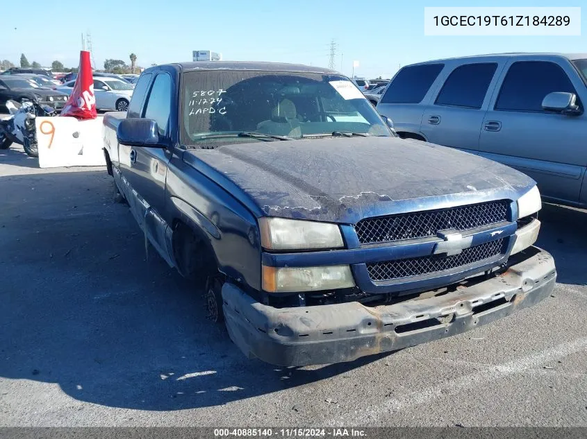 2001 Chevrolet Silverado 1500 Ls VIN: 1GCEC19T61Z184289 Lot: 40885140