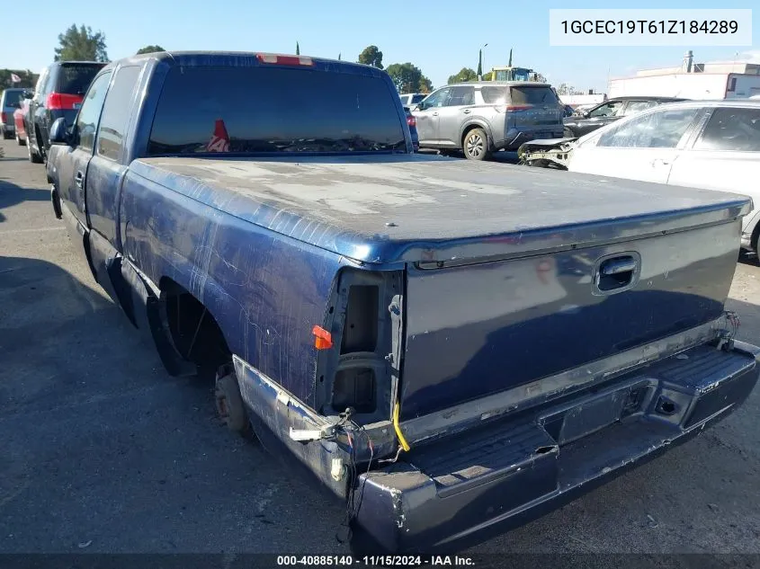 2001 Chevrolet Silverado 1500 Ls VIN: 1GCEC19T61Z184289 Lot: 40885140