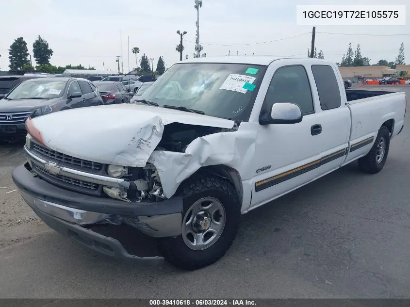 2002 Chevrolet Silverado 1500 Ls VIN: 1GCEC19T72E105575 Lot: 39410618