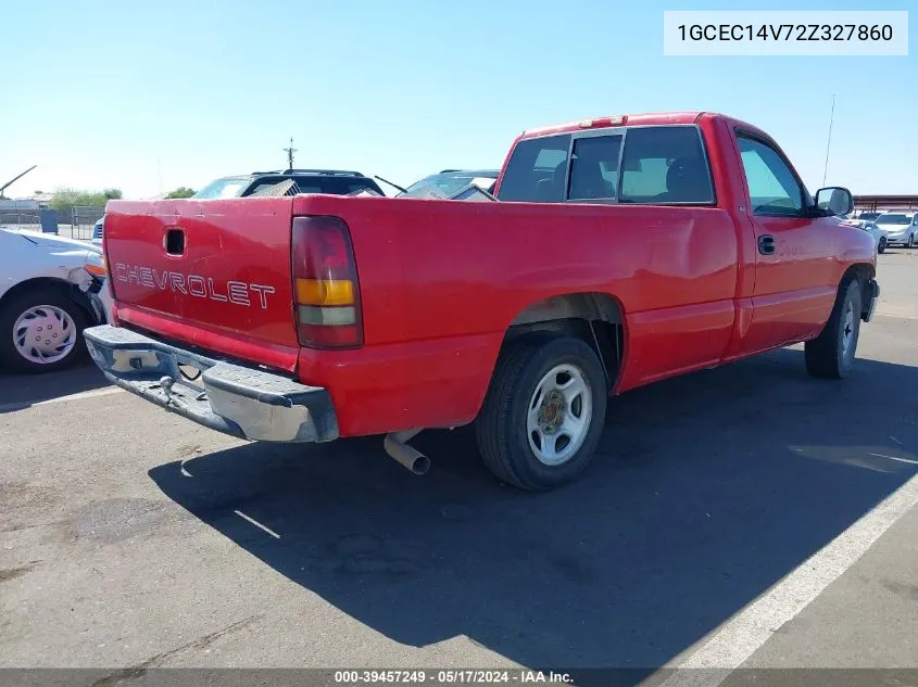 2002 Chevrolet Silverado 1500 VIN: 1GCEC14V72Z327860 Lot: 39457249