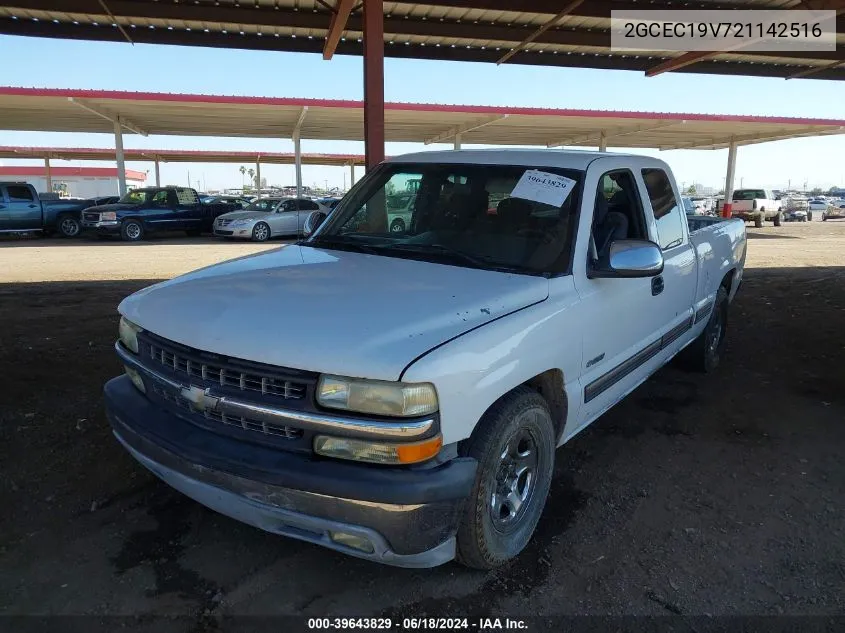 2GCEC19V721142516 2002 Chevrolet Silverado 1500 Ls