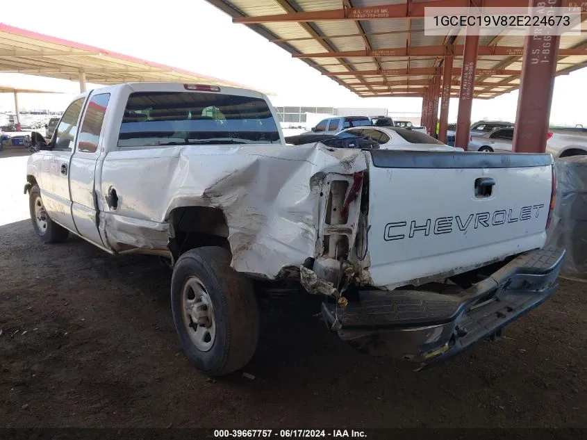 2002 Chevrolet Silverado 1500 VIN: 1GCEC19V82E224673 Lot: 39667757