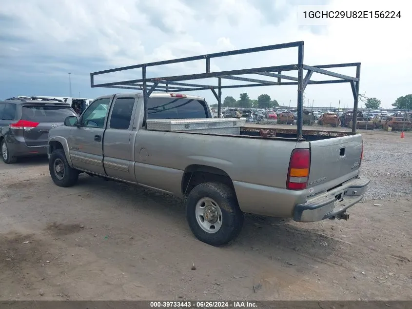 2002 Chevrolet Silverado 2500Hd Ls VIN: 1GCHC29U82E156224 Lot: 39733443