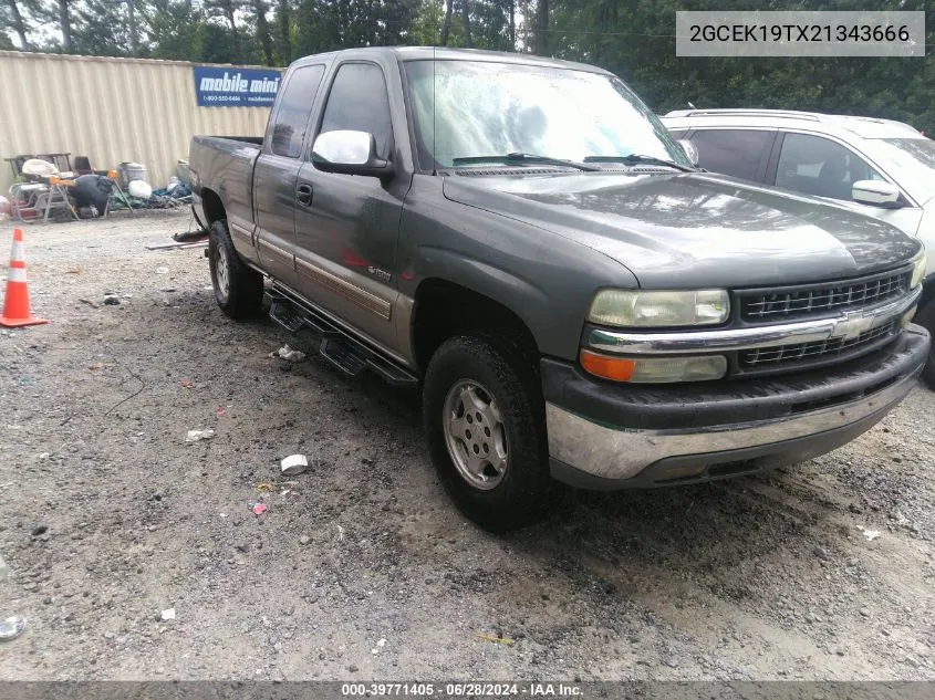 2002 Chevrolet Silverado 1500 Ls VIN: 2GCEK19TX21343666 Lot: 39771405