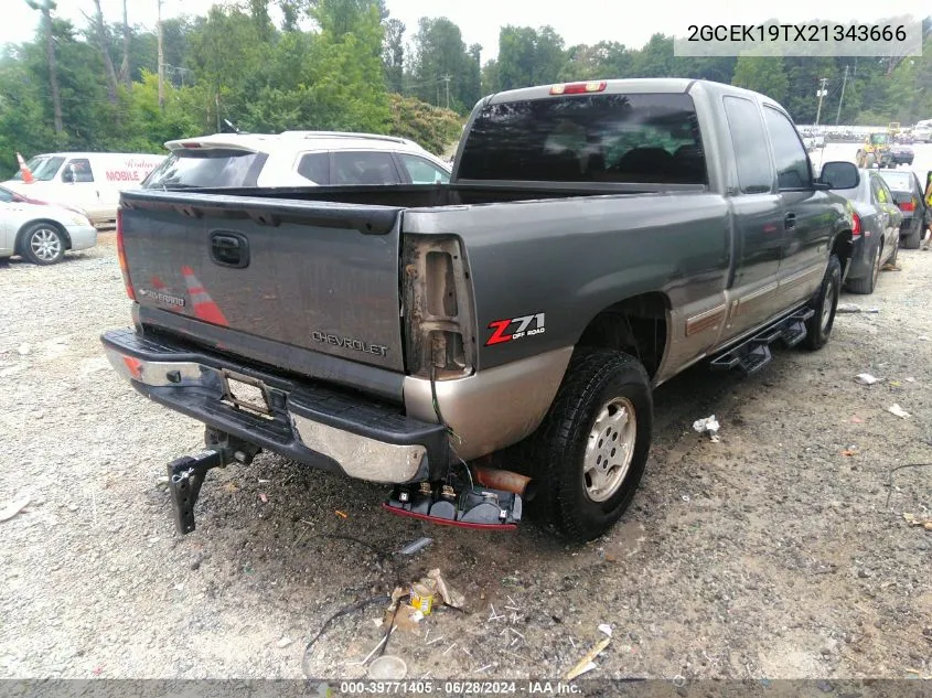 2002 Chevrolet Silverado 1500 Ls VIN: 2GCEK19TX21343666 Lot: 39771405