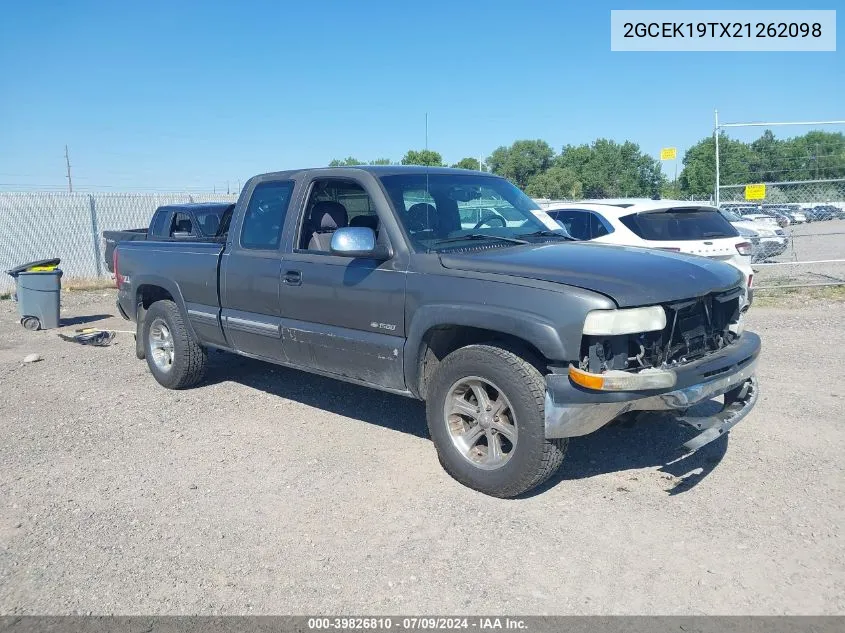 2002 Chevrolet Silverado 1500 Ls VIN: 2GCEK19TX21262098 Lot: 39826810