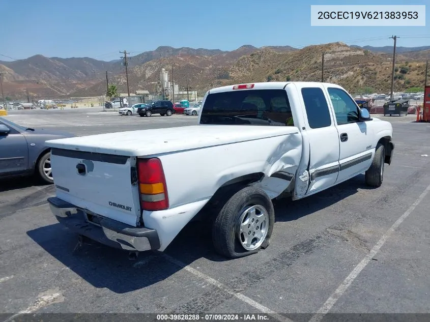 2002 Chevrolet Silverado 1500 Ls VIN: 2GCEC19V621383953 Lot: 39828288