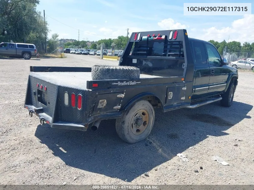 2002 Chevrolet Silverado 2500Hd Ls VIN: 1GCHK29G72E117315 Lot: 39851827