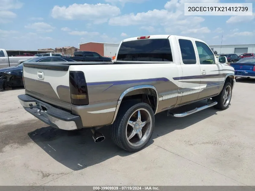 2002 Chevrolet Silverado 1500 Ls VIN: 2GCEC19TX21412739 Lot: 39909939