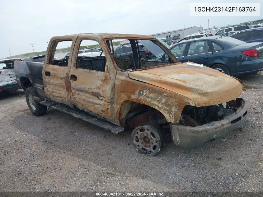 2002 Chevrolet Silverado 2500Hd Ls VIN: 1GCHK23142F163764 Lot: 40042191